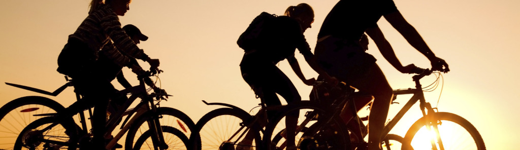 group-biking-sillouette